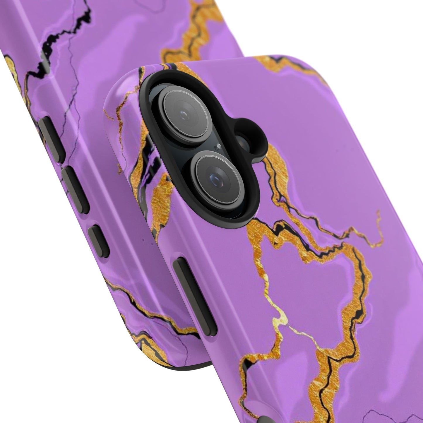 Stylish Tough Phone Cases with Purple Marble Design, Protective Phone Cases, Trendy Phone Accessories, Gift for Her, Unique Phone Cover