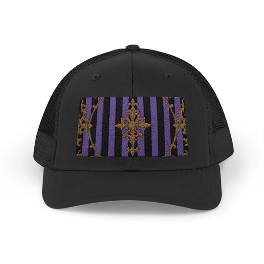 Stylish Baroque Vintage-Inspired Snapback Trucker Cap, Hipster Cap, Festival Headwear, Unique Gift for Fashion Lovers