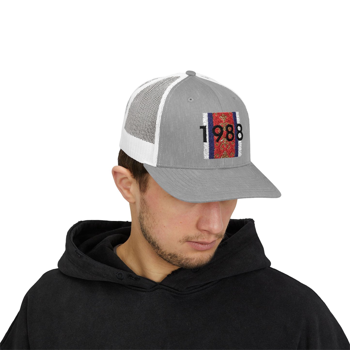 Vintage 1988 Snapback Trucker Cap, Retro Dad Hat, Unisex Hat, Adjustable Cap, Stylish Summer Accessory