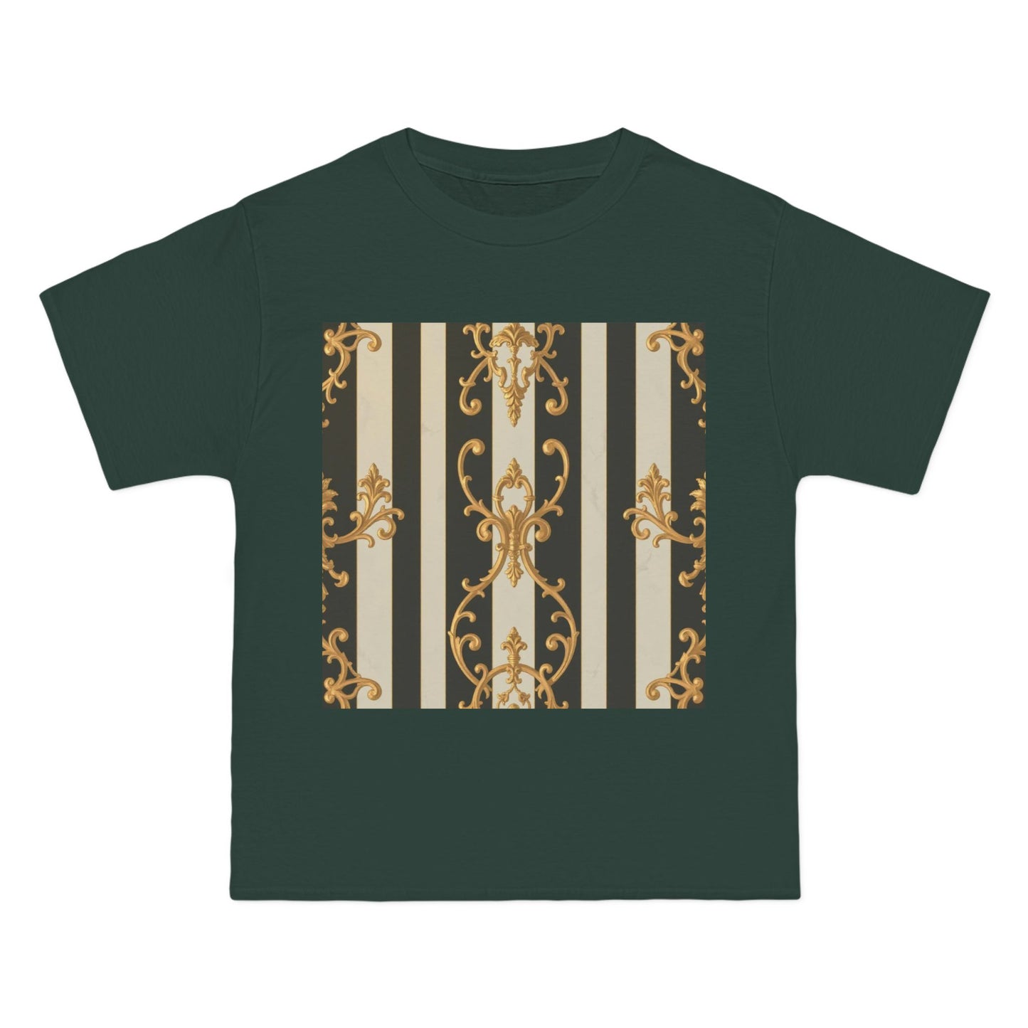 Elegant Baroque-Inspired Short-Sleeve T-Shirt, Vintage Style Tee, Fashion Statement Top, Unique Gift for Art Lovers