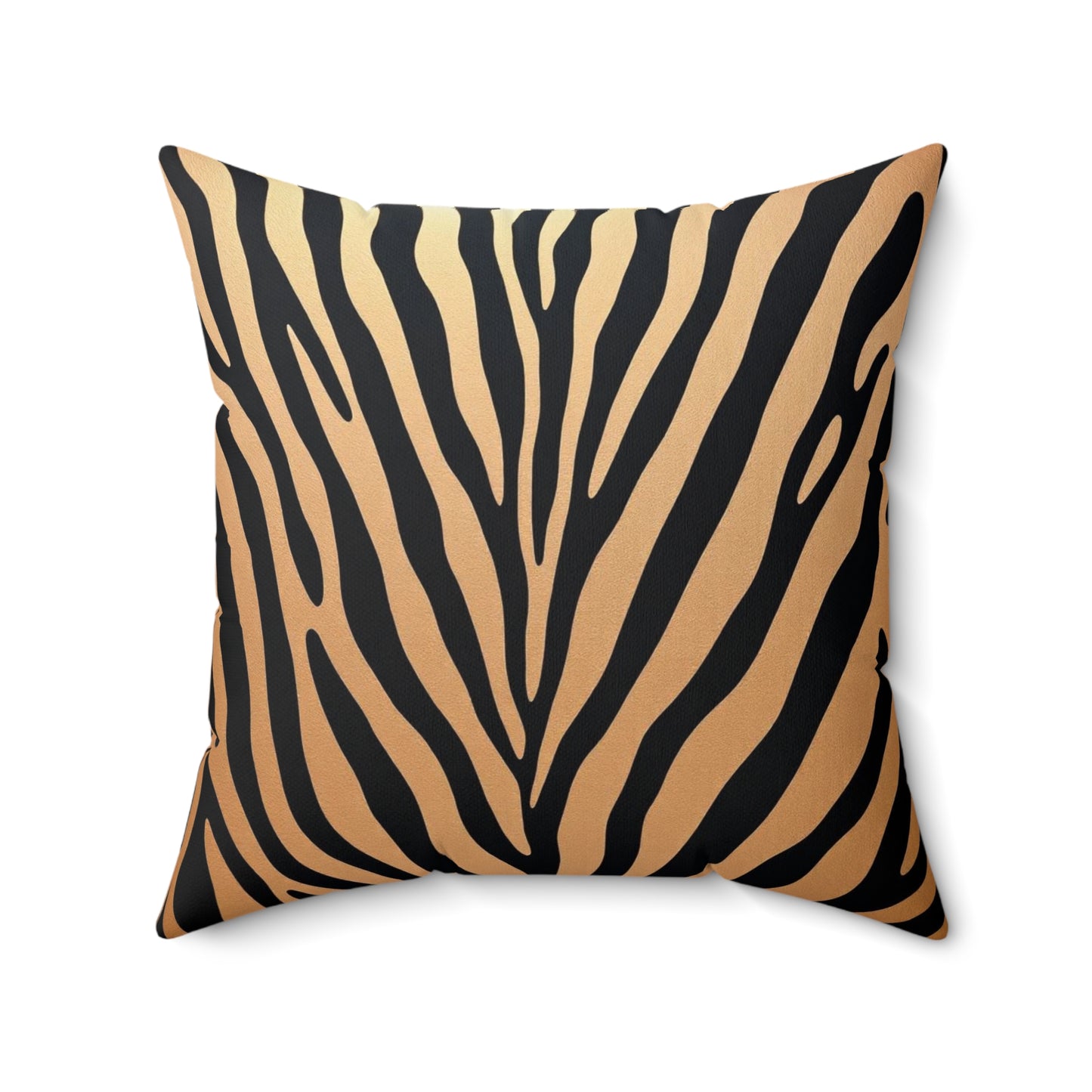 Chic Zebra Stripe Square Pillow - Stylish Home Décor