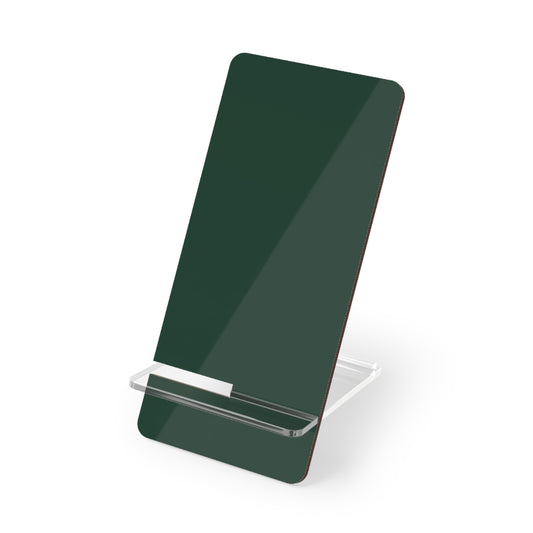 Midnight Green Sleek Smartphone Stand, Modern Mobile Holder, Desk Accessories, Minimalist Phone Display, Gift for Tech Lovers