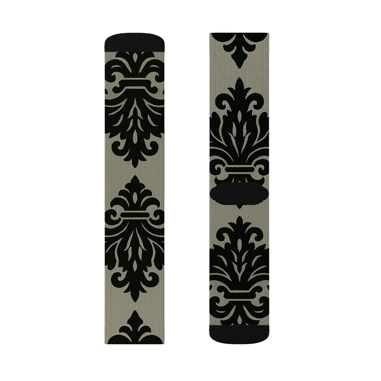 Chic Baroque Design Socks | Stylish Patterned Socks for Every Occasion, Gift for Her, Fashion Socks, Trendy Outfit Essentials