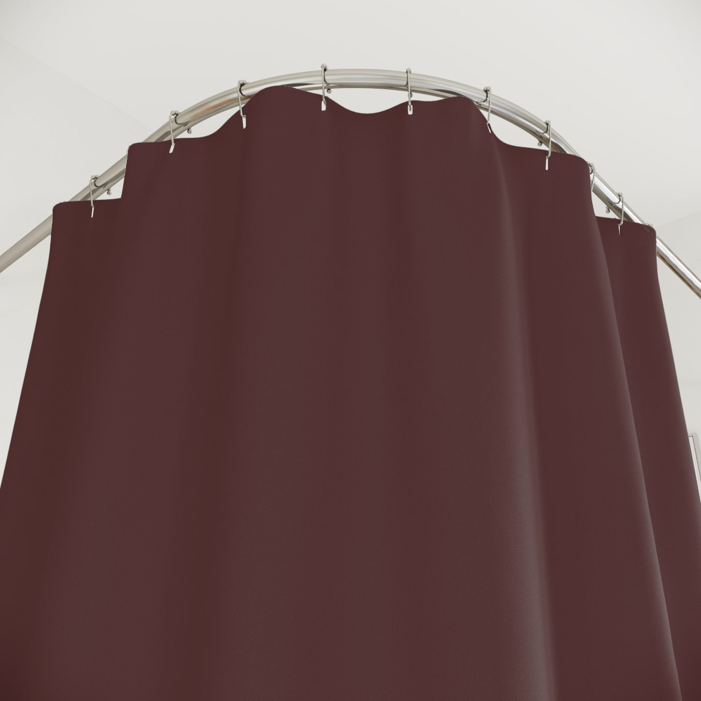 Elegant Brown Merlot Shower Curtain - Bathroom Decor, Modern Home Accessory, Gift for Homeowners, Holiday Style