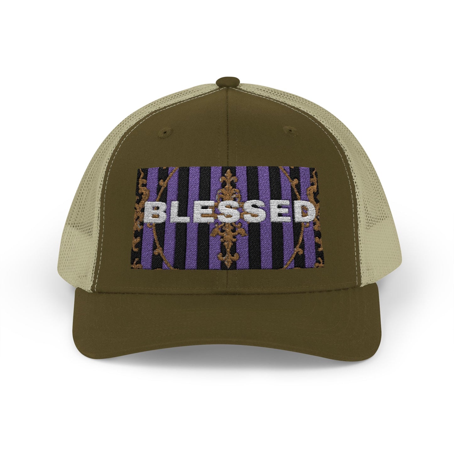 Blessed Snapback Trucker Cap, Casual Hat for Everyday Wear, Perfect Gift for Friends, Outdoor Activities, Spiritual Vibes
