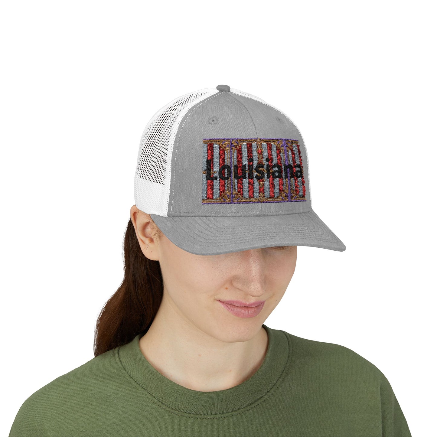 Louisiana Snapback Trucker Cap