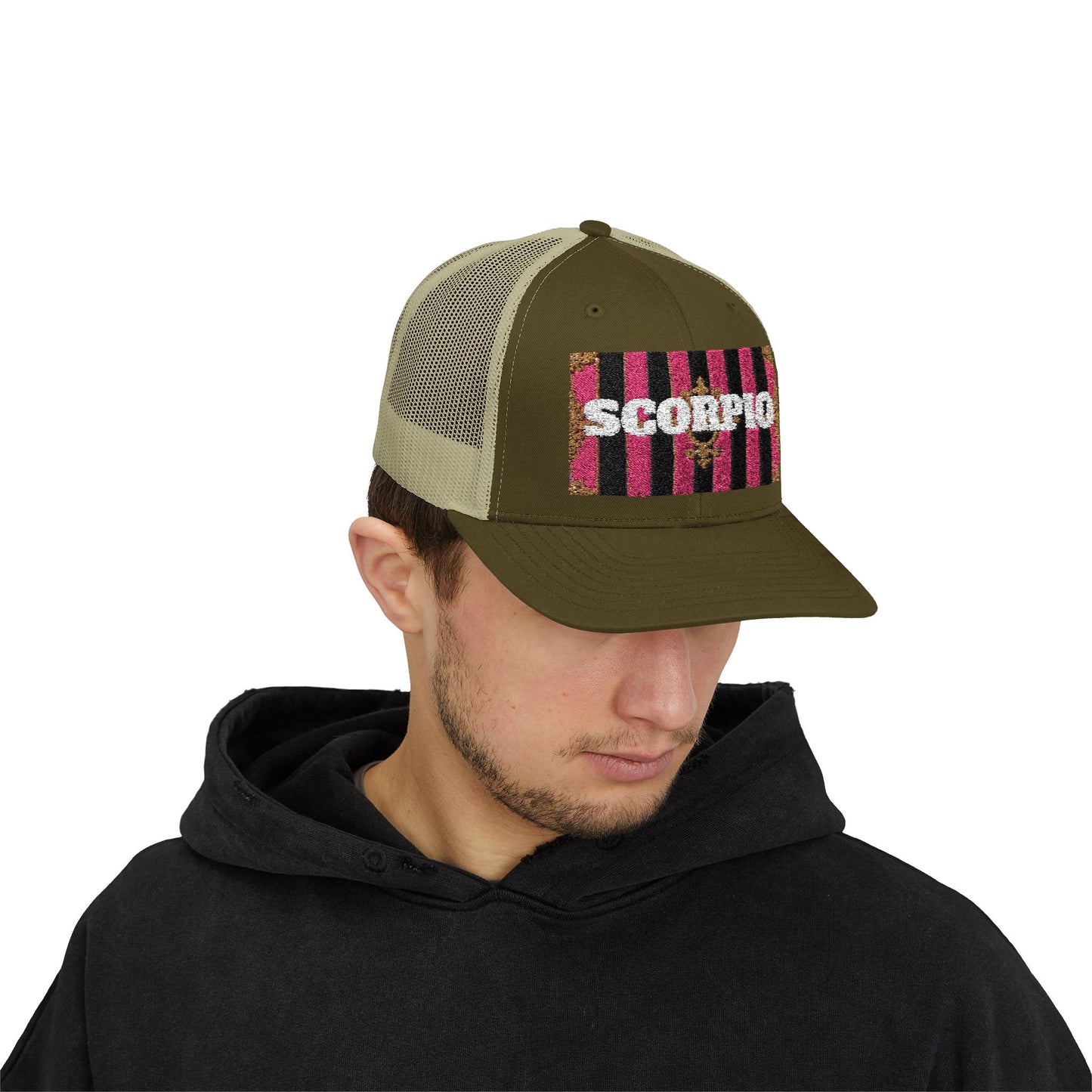 Scorpio Snapback Trucker Cap | Zodiac Hat, Astrology Gift, Trendy Cap for Astrology Lovers, Summer Style, Unique Birthday Gift