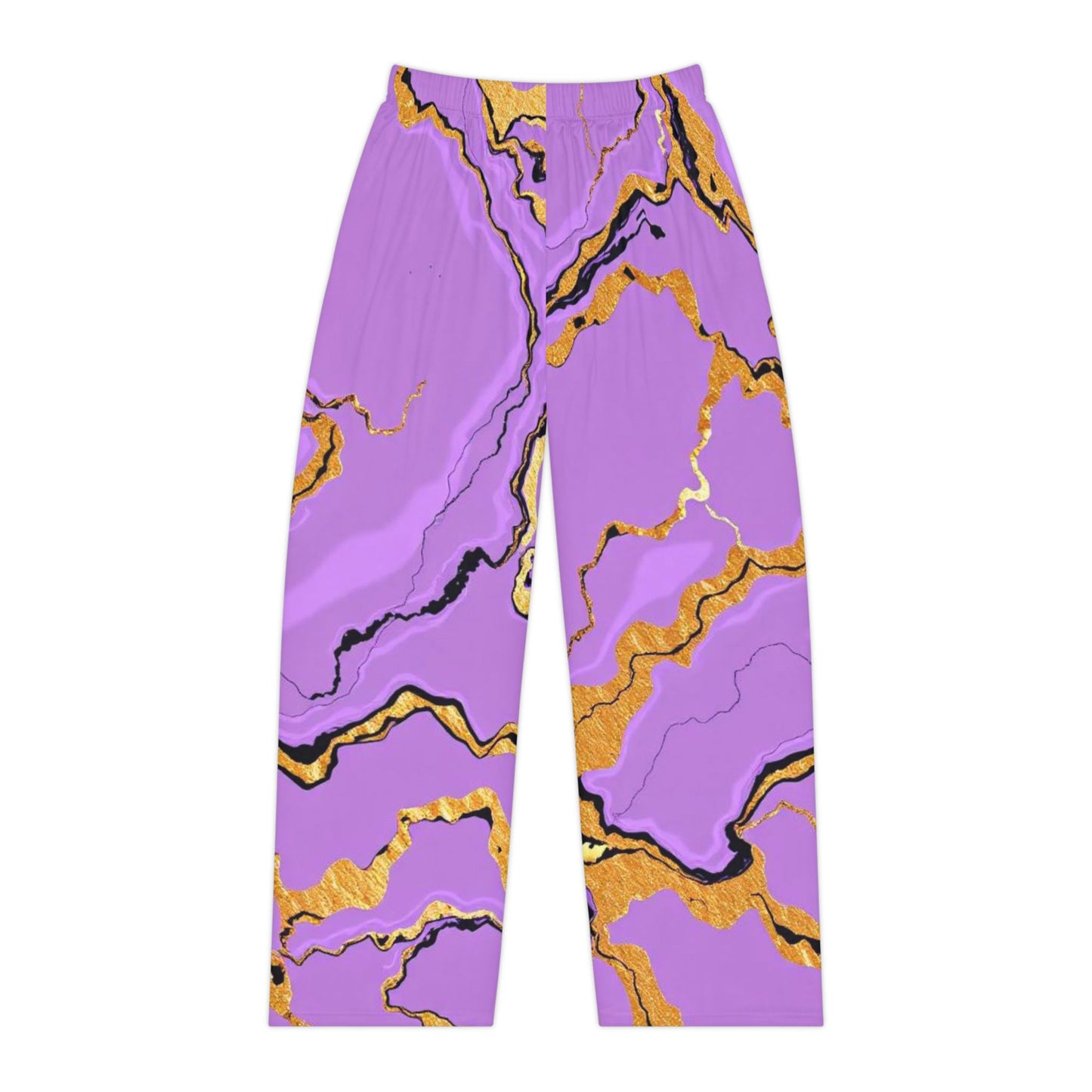 Chic Marble Print Women's Pajama Pants - Comfortable Lounge Wear, Perfect for Sleepovers, Gift Idea for Her, Relaxation, Stylish Sleepwear