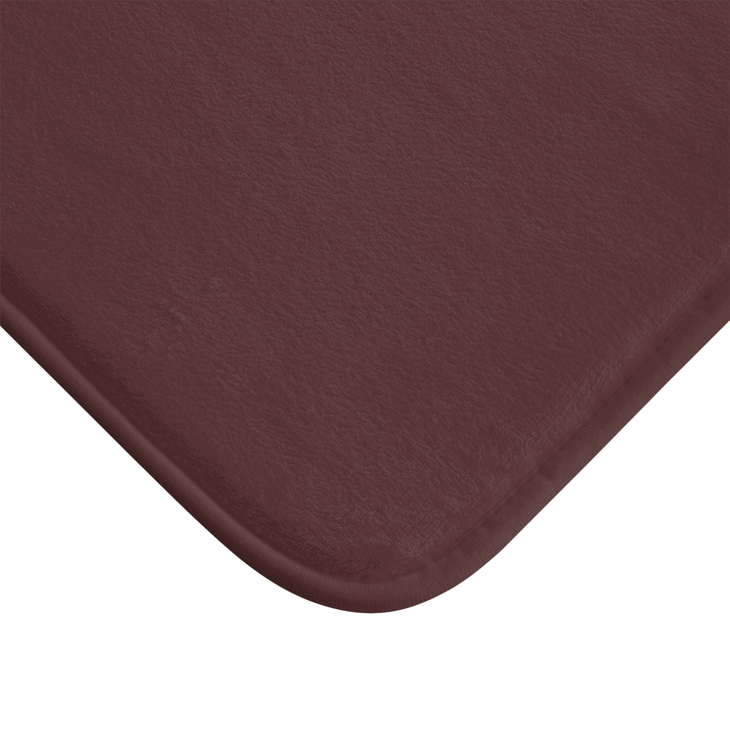 Luxurious Brown Merlot Plush Bath Mat, Soft Bathroom Rug, Cozy Shower Mat, Non-Slip Floor Mat, Elegant Home Decor