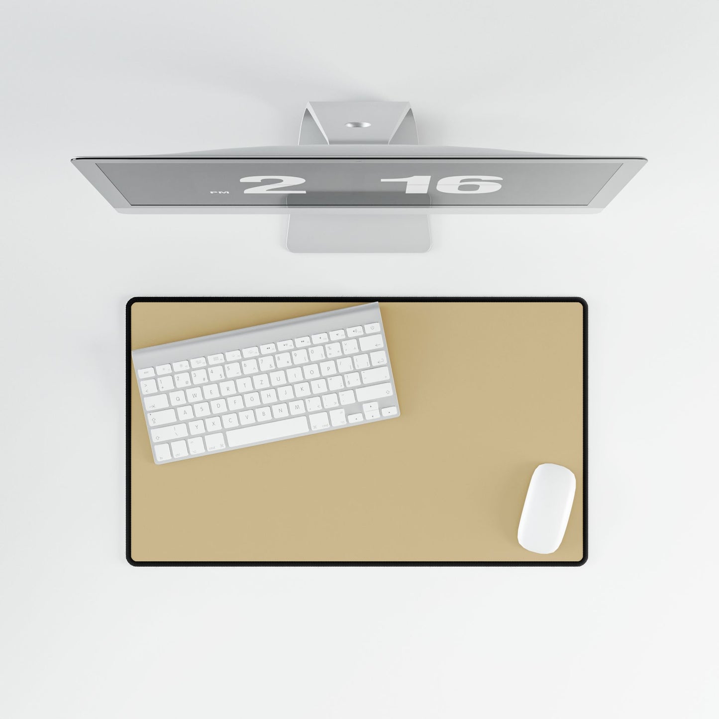 Vanilla Wheat Stylish Desk Mats for Home Office, Ergonomic Workspace Accessories, Desk Cover for Productivity, Computer Desk Pad