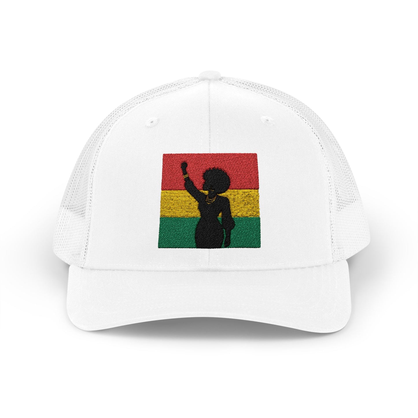 Silhouette Trucker Cap — Juneteenth Colors Snapback
