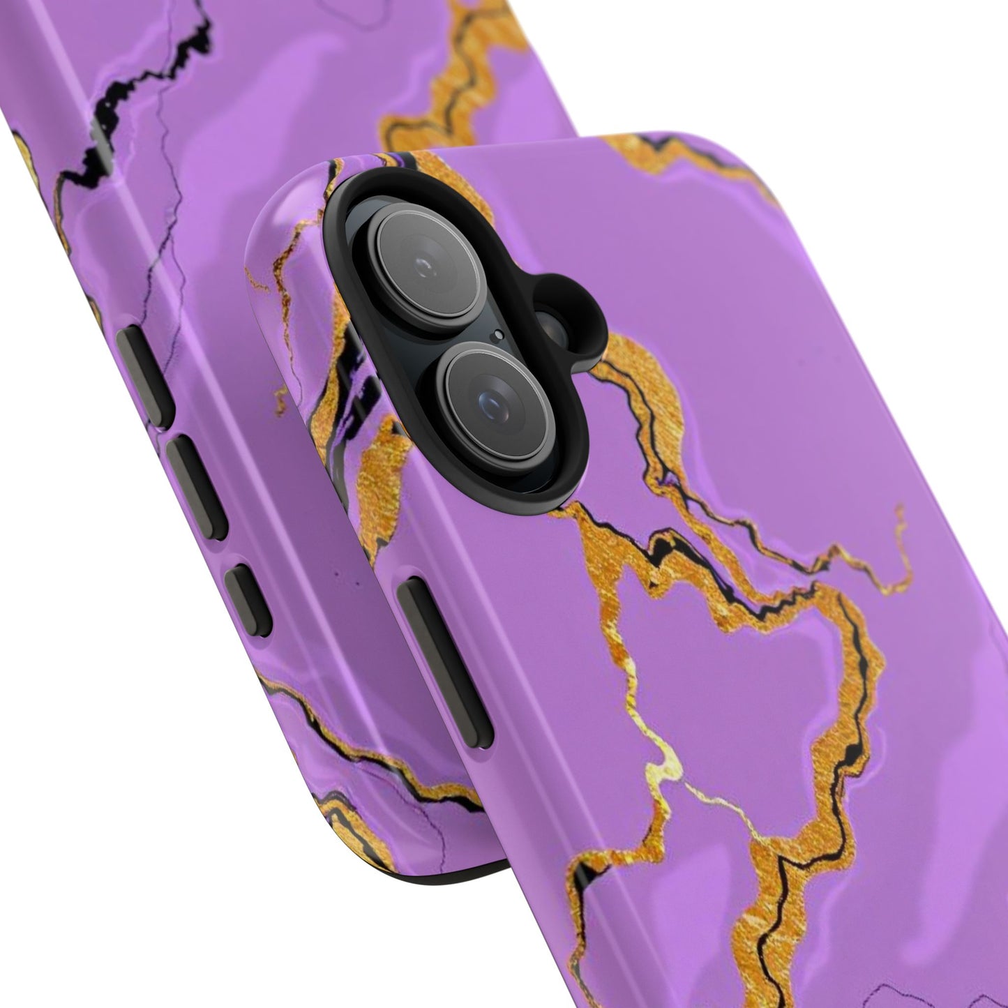 Stylish Tough Phone Cases with Purple Marble Design, Protective Phone Cases, Trendy Phone Accessories, Gift for Her, Unique Phone Cover
