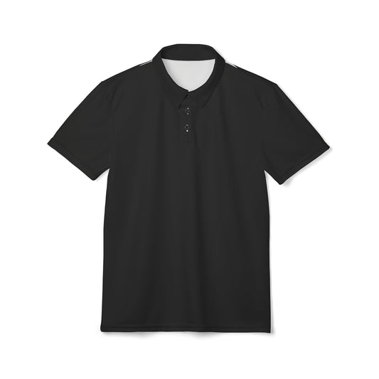 Stylish Black Unisex Polo Shirt - Casual Attire for All Occasions, Perfect Gift for Birthdays, Anniversaries, or Holidays, AOP Design, [...]