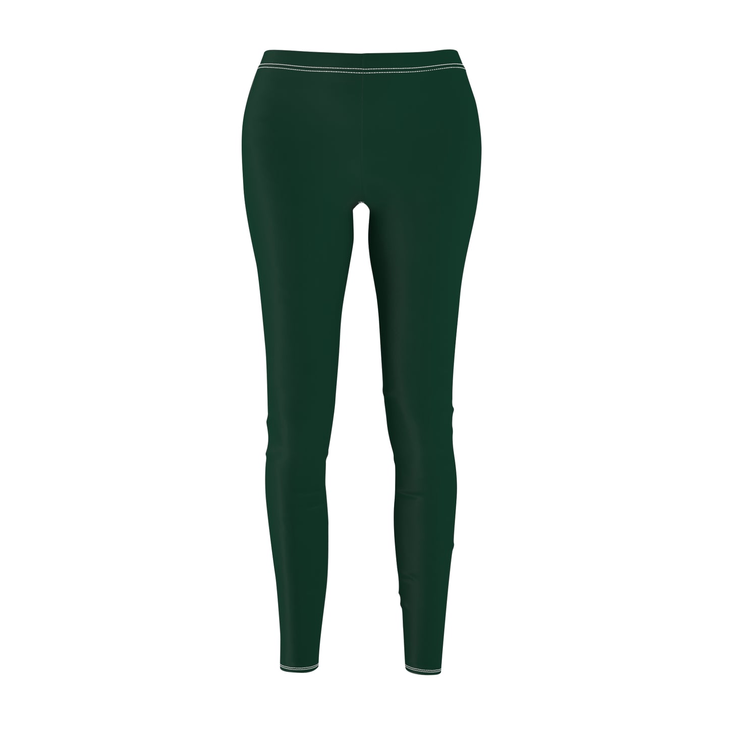 Women's Midnight Green Casual Leggings - Stylish Comfort for Everyday Wear, Activewear, Athleisure, Workout, Yoga, Gift for Her