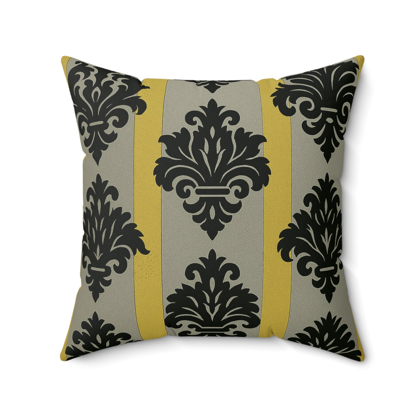 Elegant Black and Silver Baroque Pillow, Decorative Cushion, Living Room Decor, Home Accent, Gift for Housewarming, Luxury Pillow