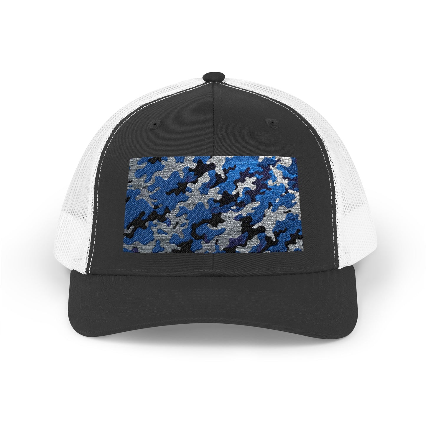 Camouflage Sequin Snapback Cap | Trendy Hats for Outdoor Lovers, Fashion Accessory, Gift for Him/Her, Summer Style - Blue Camo