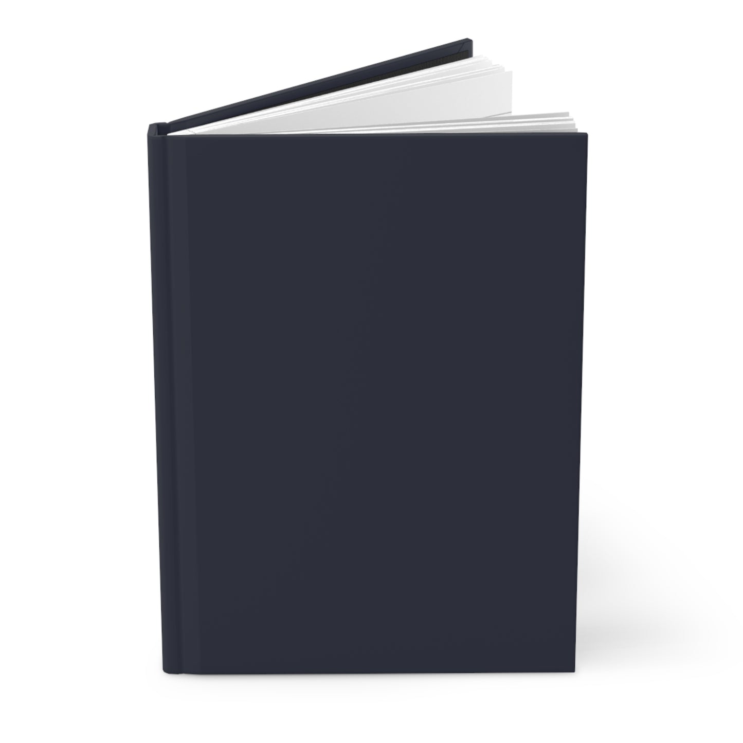 Elegant Lunar Midnight Hardcover Journal for Writers, Daily Planner, Sketchbook, Gift Idea, Notebook, Black Matte Finish