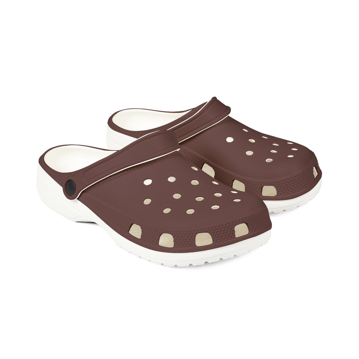 Comfortable Brown Merlot EVA Foam Rubber Shoes for Everyday Wear, Lightweight Slip-On Clogs, Perfect for Gardening, Beach, House
