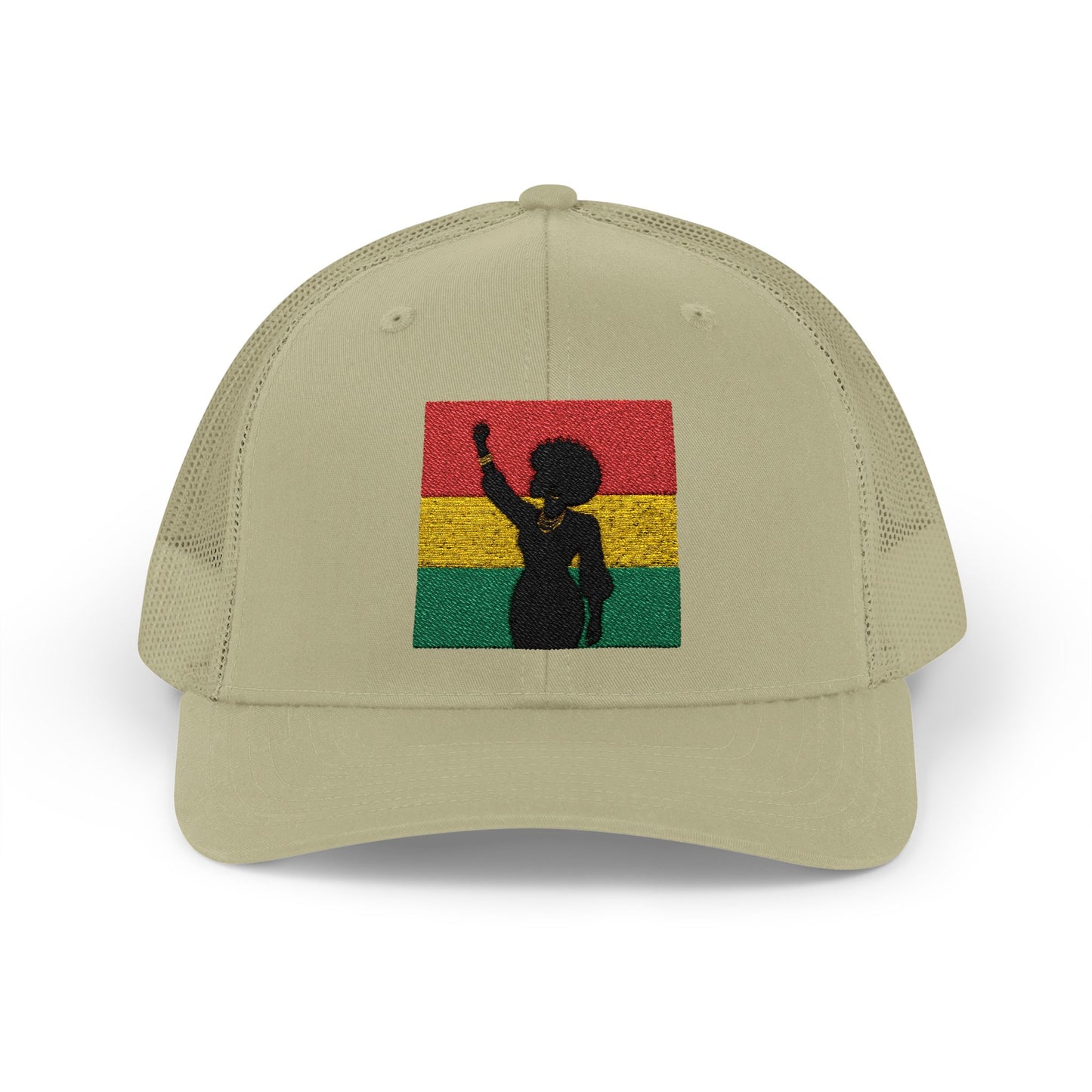 Silhouette Trucker Cap — Juneteenth Colors Snapback