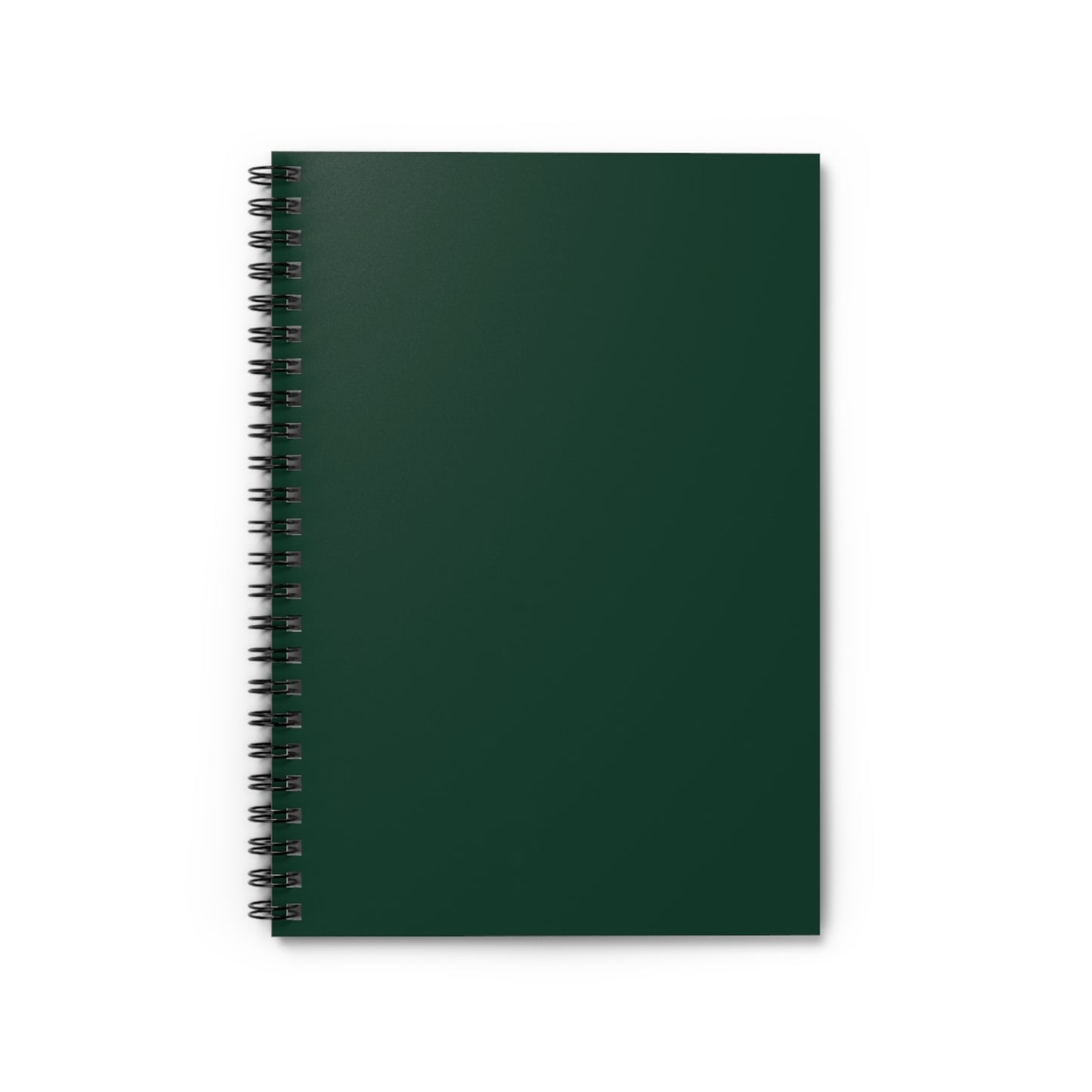Midnight Green Ruled Spiral Notebook - Perfect for School, Journaling, Bullet Journaling, Note Taking, Gift for Students