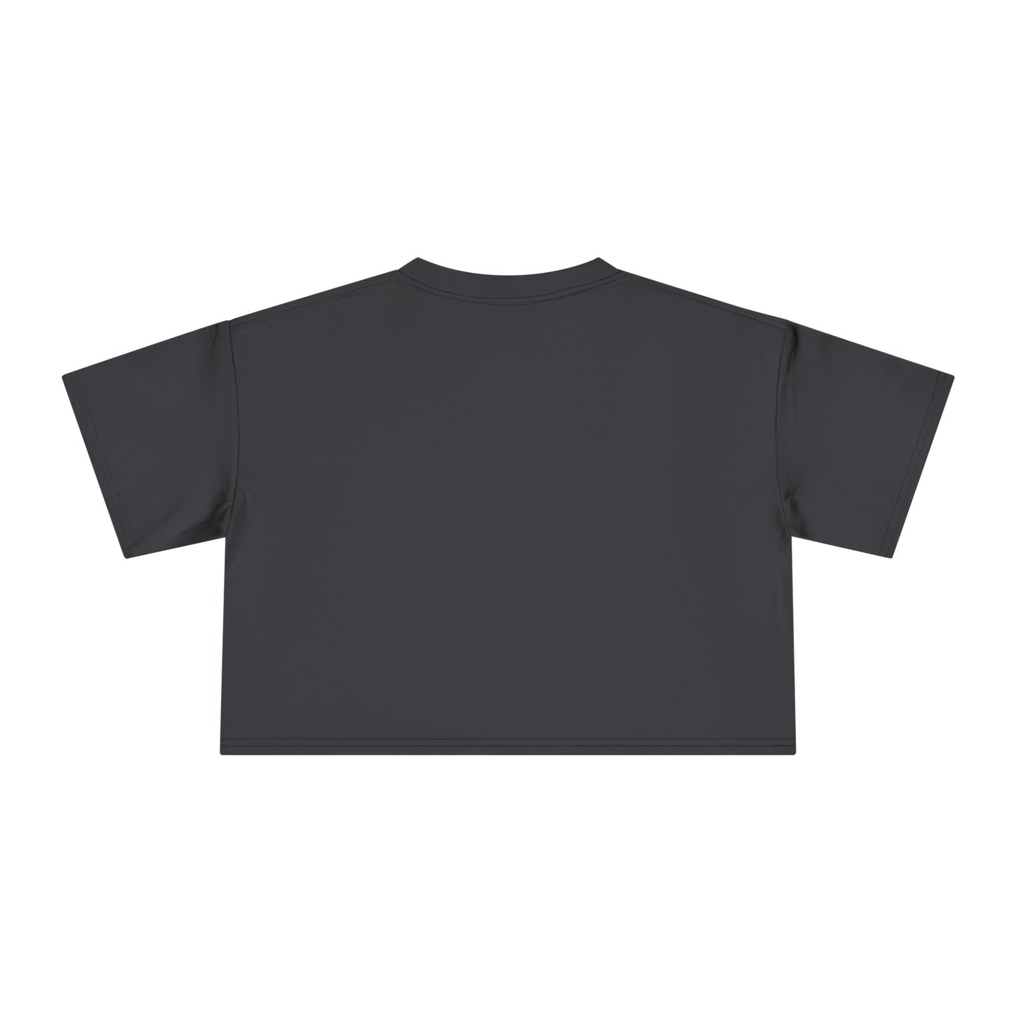 Stylish Women's Crop Tee with Damask Design | Trendy Summer Top, Afro Crop Shirt, Casual Wear, Gift for Her - Lady in Green Damask