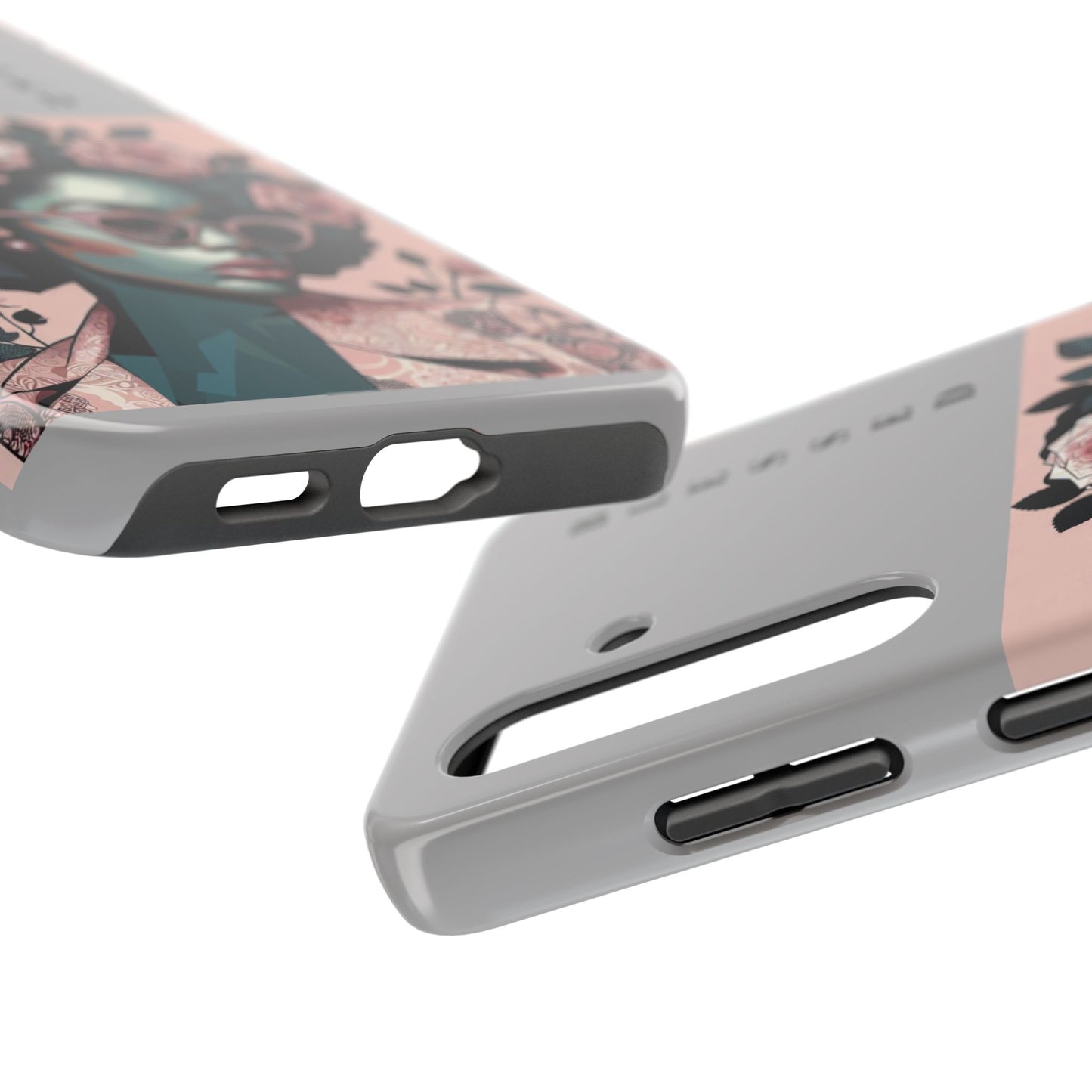 Blessed Floral Tough Phone Cases | Unique Gift for Her, Gift for Mom, Stylish Protection, Birthday Present, Black Girl Art