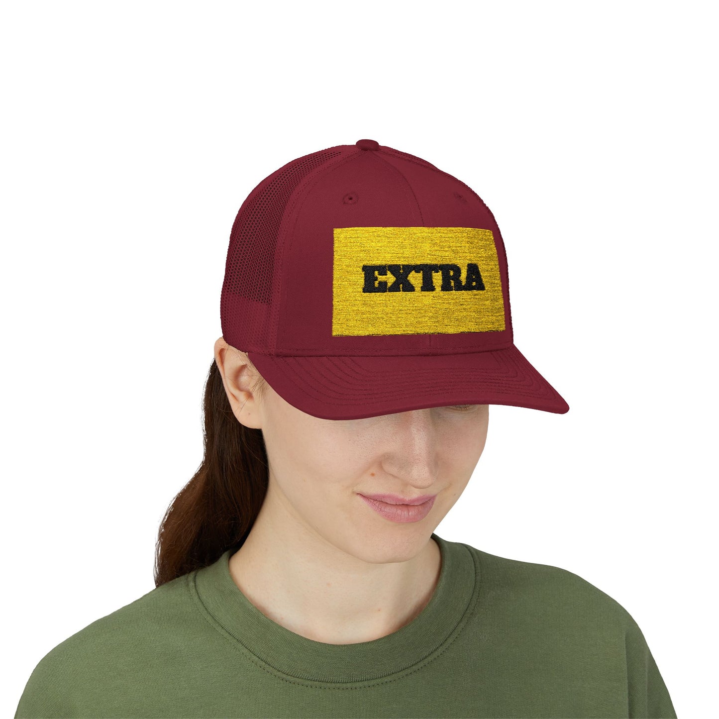 Extra Sparkling Gold Snapback Trucker Cap, Casual Hat, Fashion Accessory, Outdoor Gear, Gift for Him/Her, Party Wear