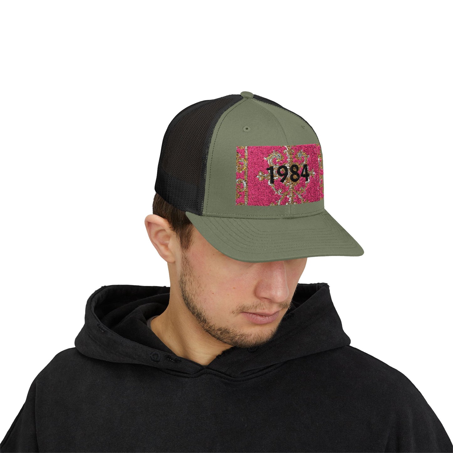 Vibrant 1984 Snapback Trucker Cap, Retro Cap for Summer, Trendy Baseball Hat, Fashionable Gift, Perfect for Festivals