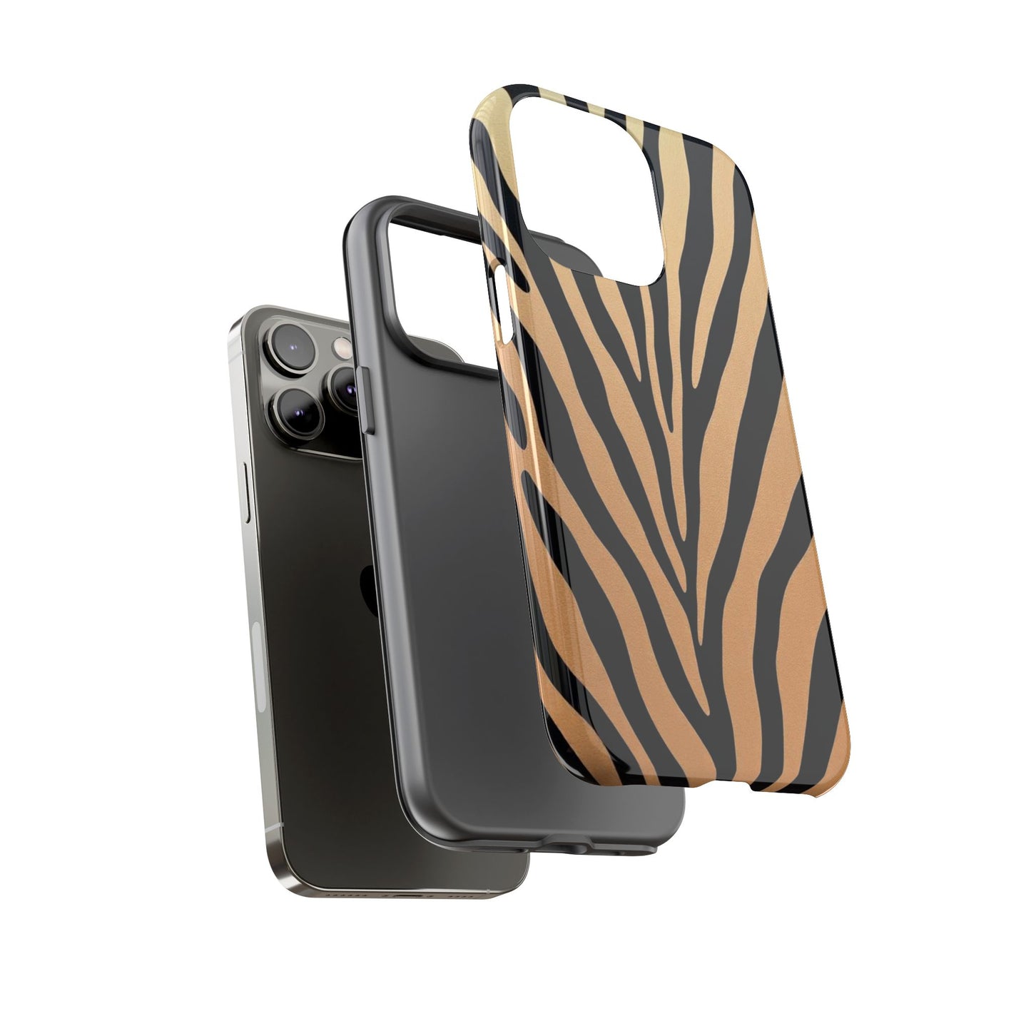 Zebra Print Tough Phone Case