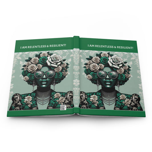 Inspirational Journal - 'I AM RELENTLESS & RESILIENT' - Hardcover