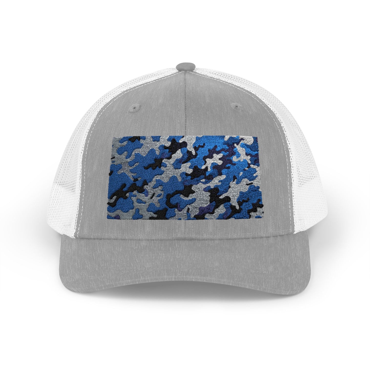 Camouflage Sequin Snapback Cap | Trendy Hats for Outdoor Lovers, Fashion Accessory, Gift for Him/Her, Summer Style - Blue Camo