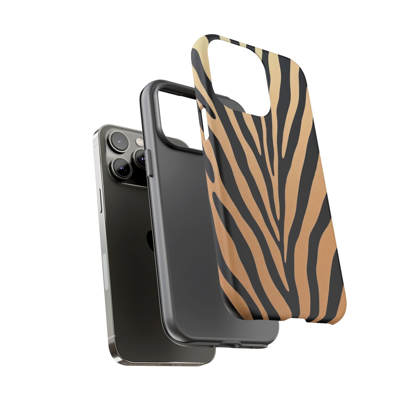 Zebra Print Tough Phone Case