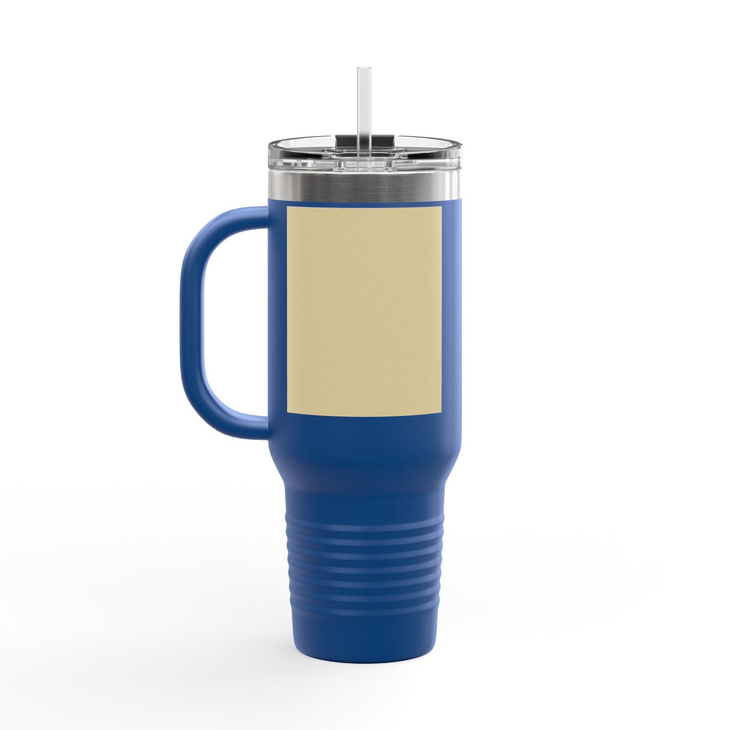Vanilla Wheat 40oz Insulated Travel Mug | Customizable Hot & Cold Drink Tumbler | Perfect Gift for Travelers, Coffee Lovers, Road Trips, Holidays