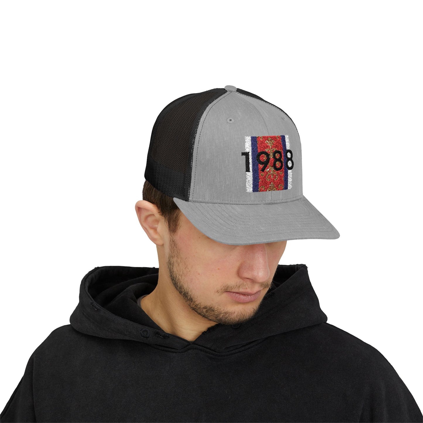 Vintage 1988 Snapback Trucker Cap, Retro Dad Hat, Unisex Hat, Adjustable Cap, Stylish Summer Accessory