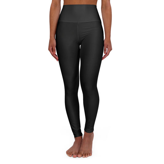 High Black Waisted Yoga Leggings - Activewear for Comfort and Movement, Workout Tights, Fitness Apparel, Athletic Leggings, Everyday Essentials