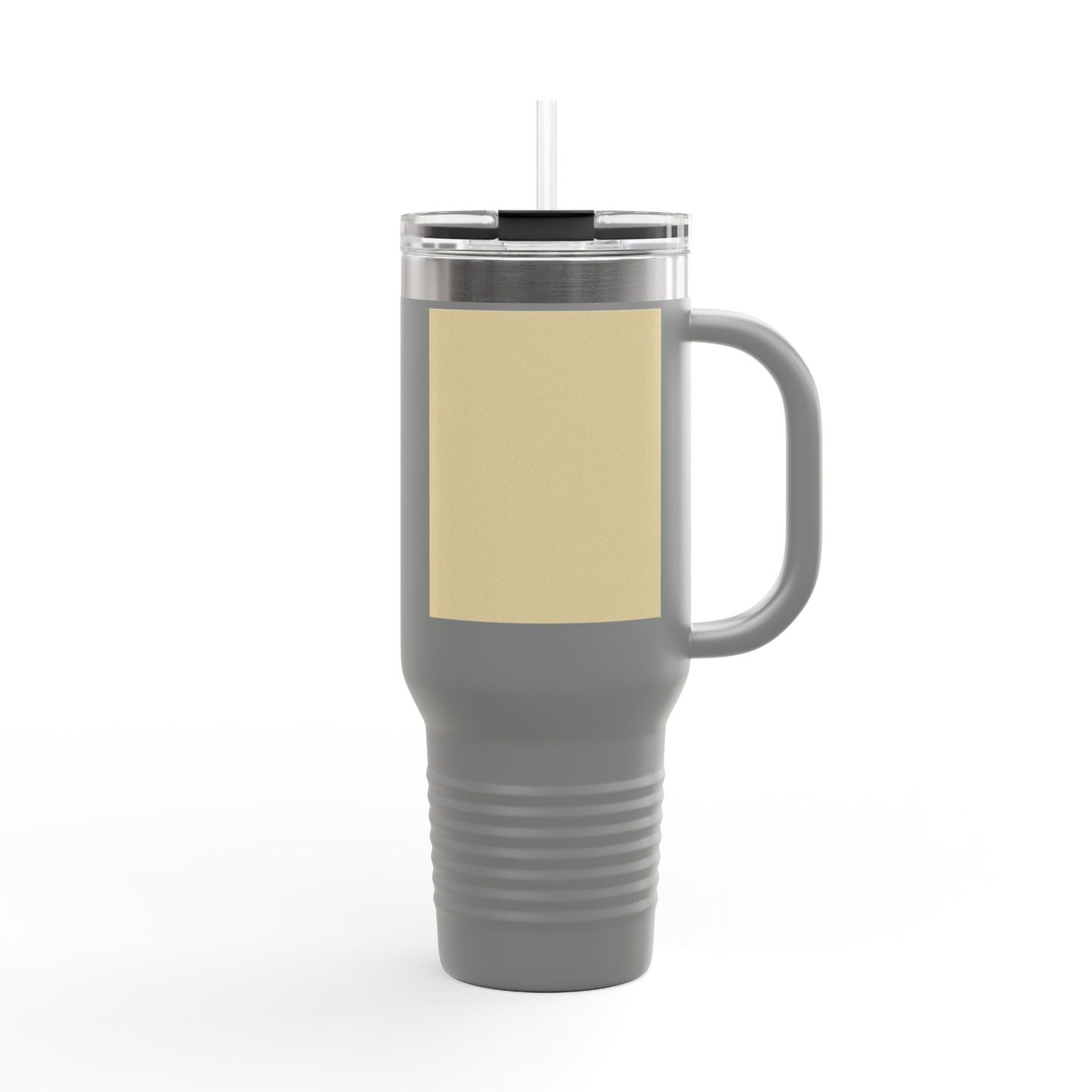 Vanilla Wheat 40oz Insulated Travel Mug | Customizable Hot & Cold Drink Tumbler | Perfect Gift for Travelers, Coffee Lovers, Road Trips, Holidays