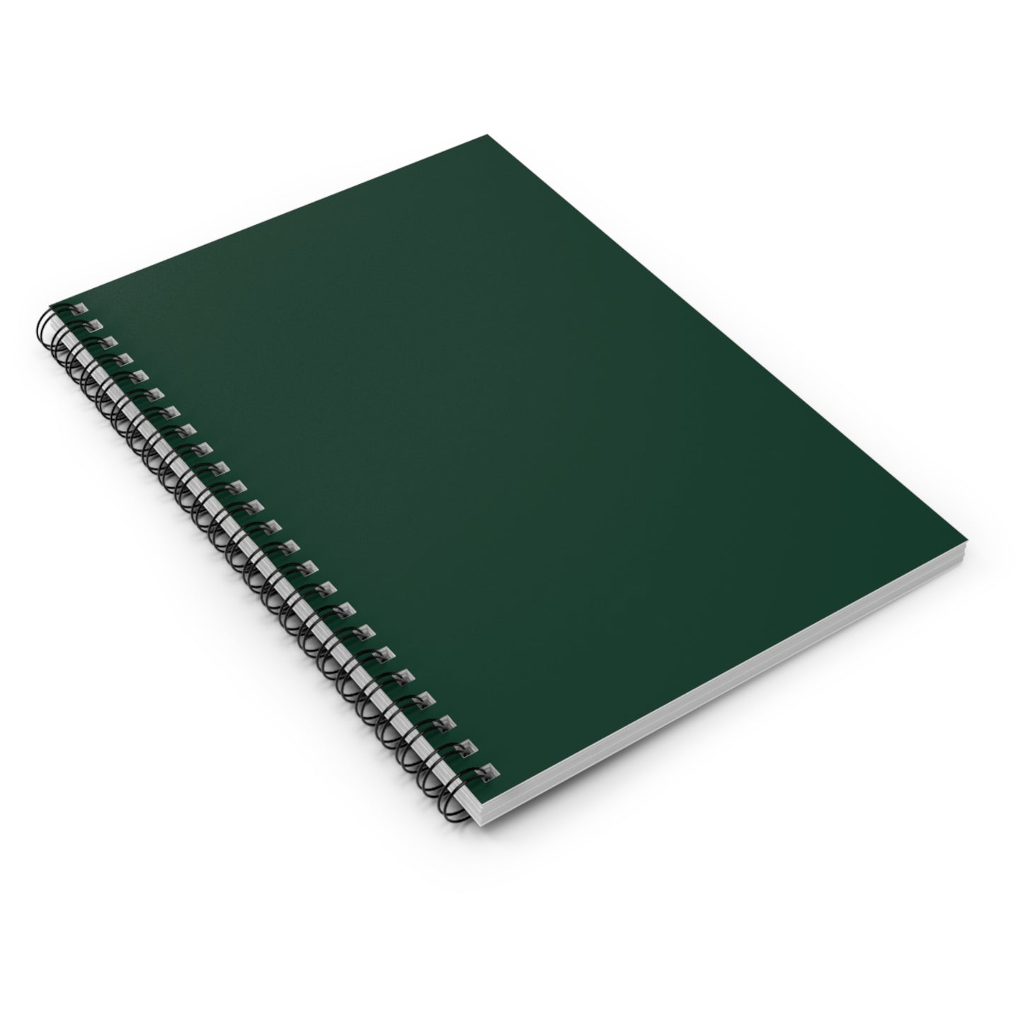 Midnight Green Ruled Spiral Notebook - Perfect for School, Journaling, Bullet Journaling, Note Taking, Gift for Students
