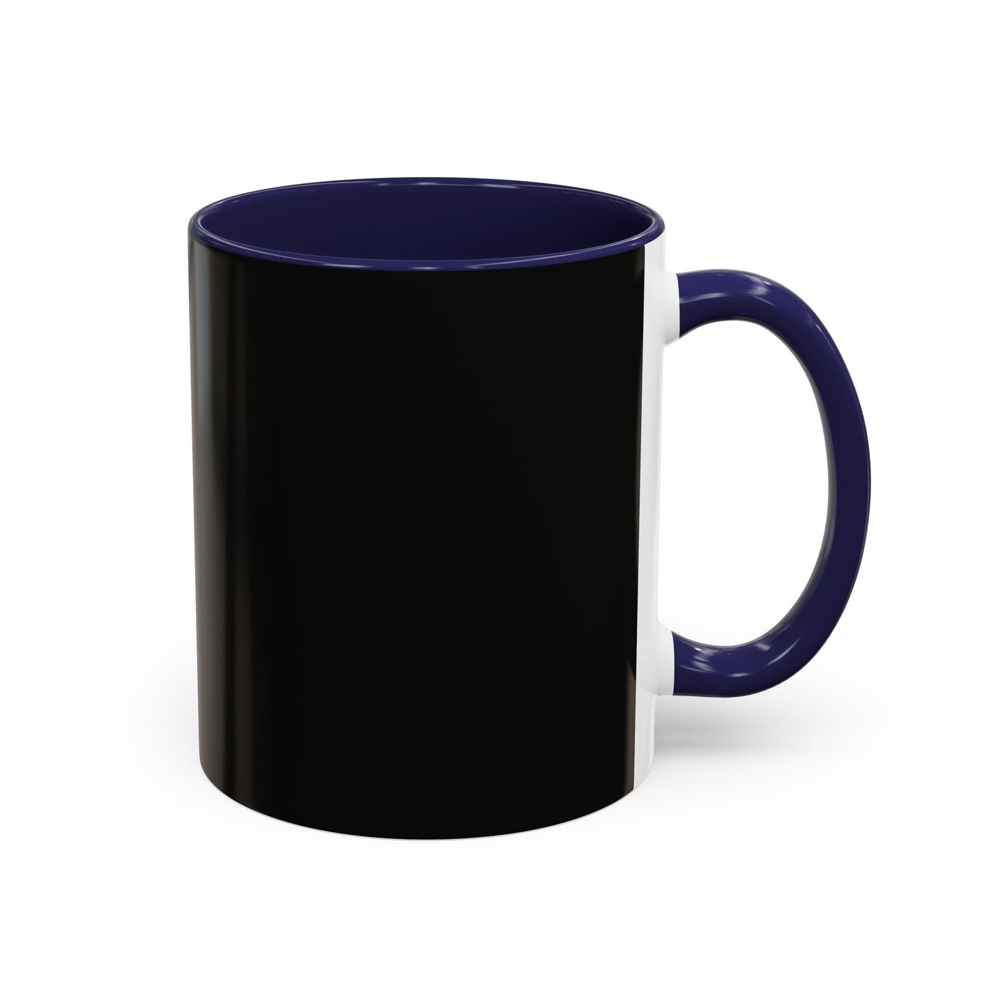 Stylish Black Accent Coffee Mug for Home or Office | Perfect Gift for Coffee Lovers, Unique Black Mug, Customizable Drinkware