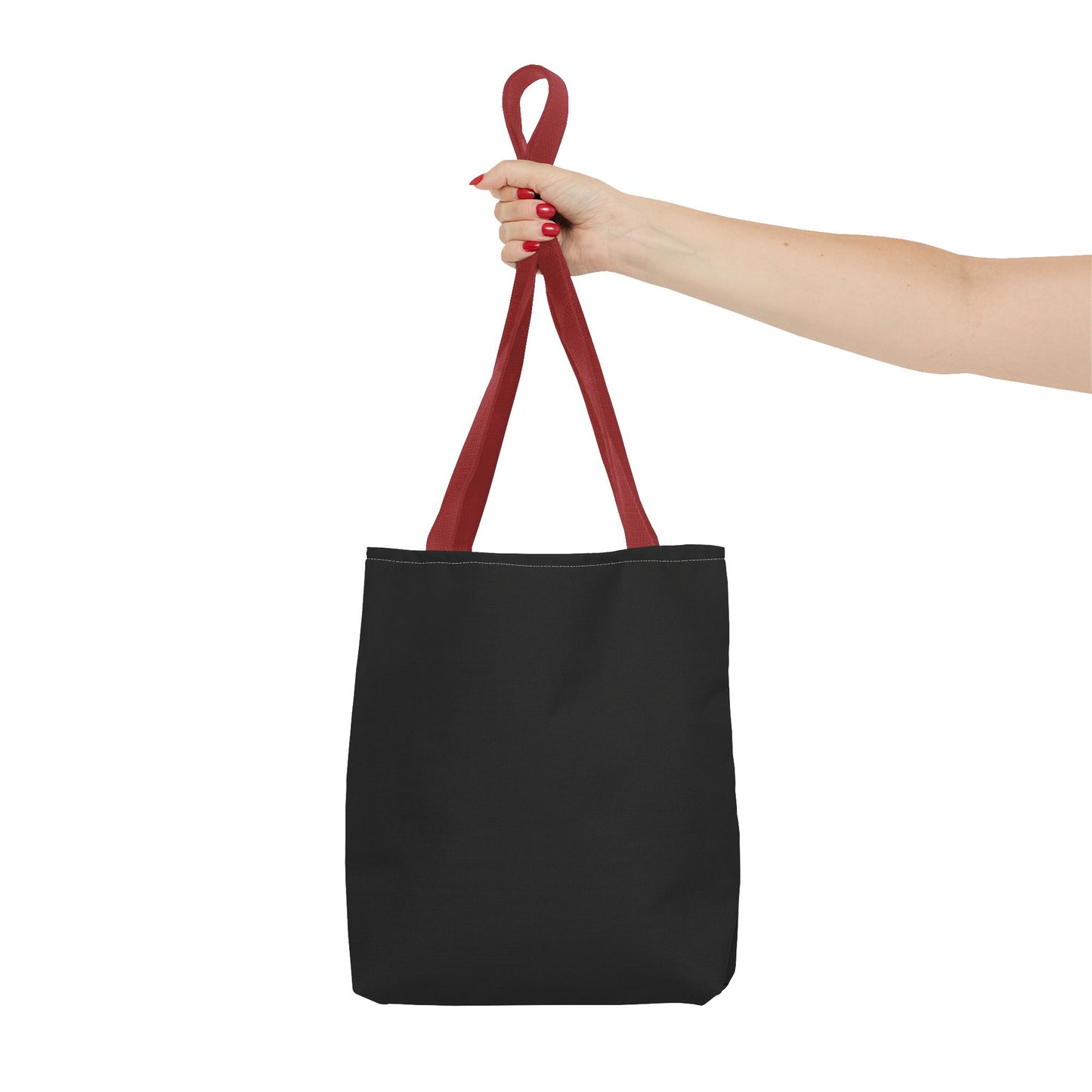 Stylish Black All-Over Print Tote Bag, Eco-Friendly Shopping Bag, Beach Tote, Gift for Her, Everyday Carryall