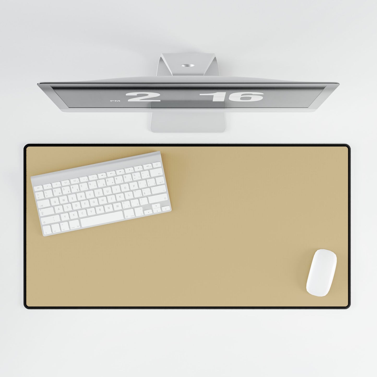 Vanilla Wheat Stylish Desk Mats for Home Office, Ergonomic Workspace Accessories, Desk Cover for Productivity, Computer Desk Pad