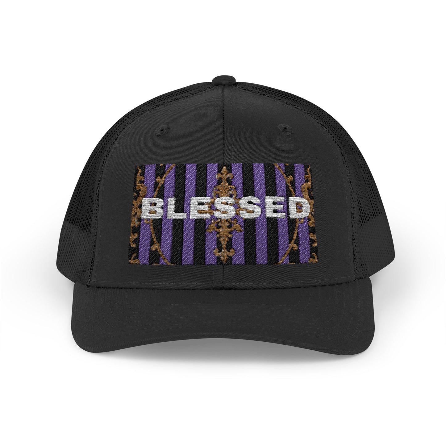 Blessed Snapback Trucker Cap, Casual Hat for Everyday Wear, Perfect Gift for Friends, Outdoor Activities, Spiritual Vibes