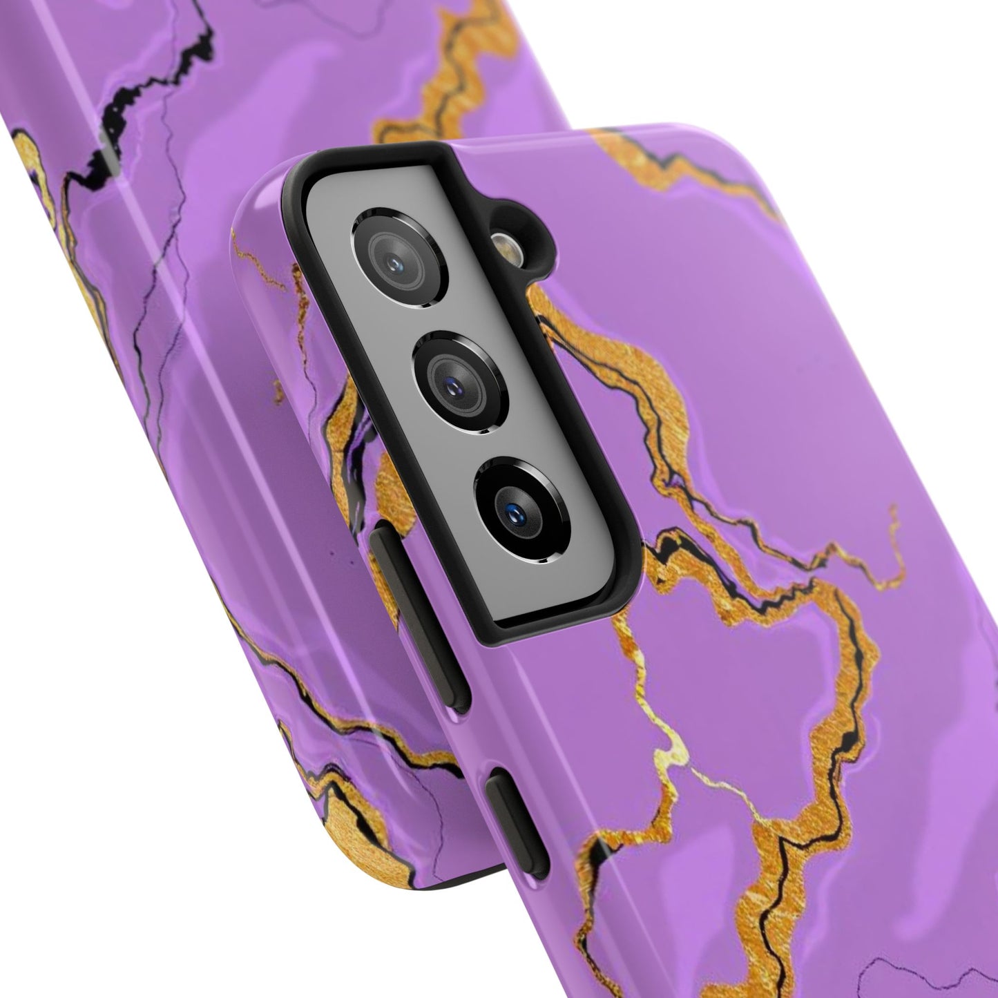 Stylish Tough Phone Cases with Purple Marble Design, Protective Phone Cases, Trendy Phone Accessories, Gift for Her, Unique Phone Cover