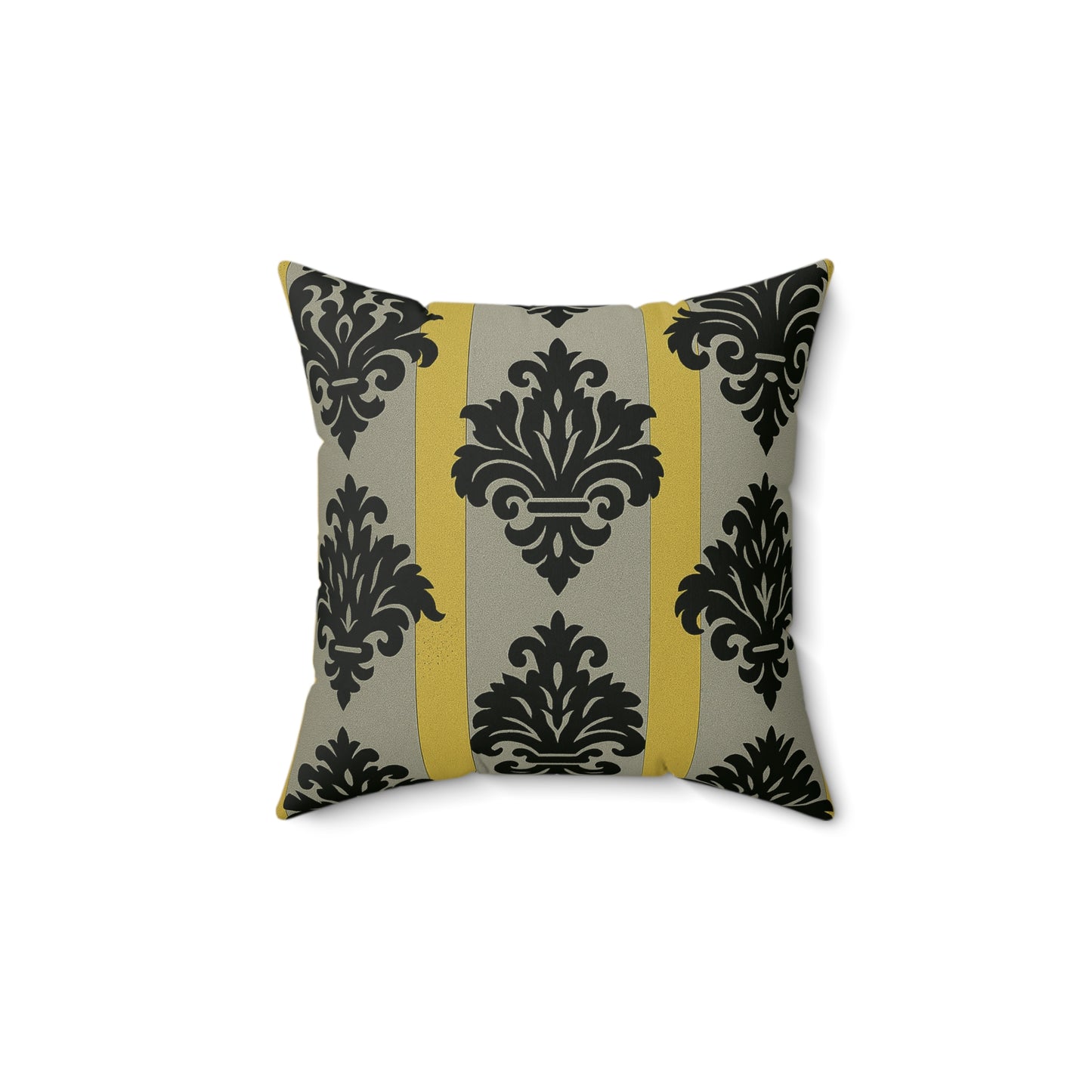 Elegant Black and Silver Baroque Pillow, Decorative Cushion, Living Room Decor, Home Accent, Gift for Housewarming, Luxury Pillow