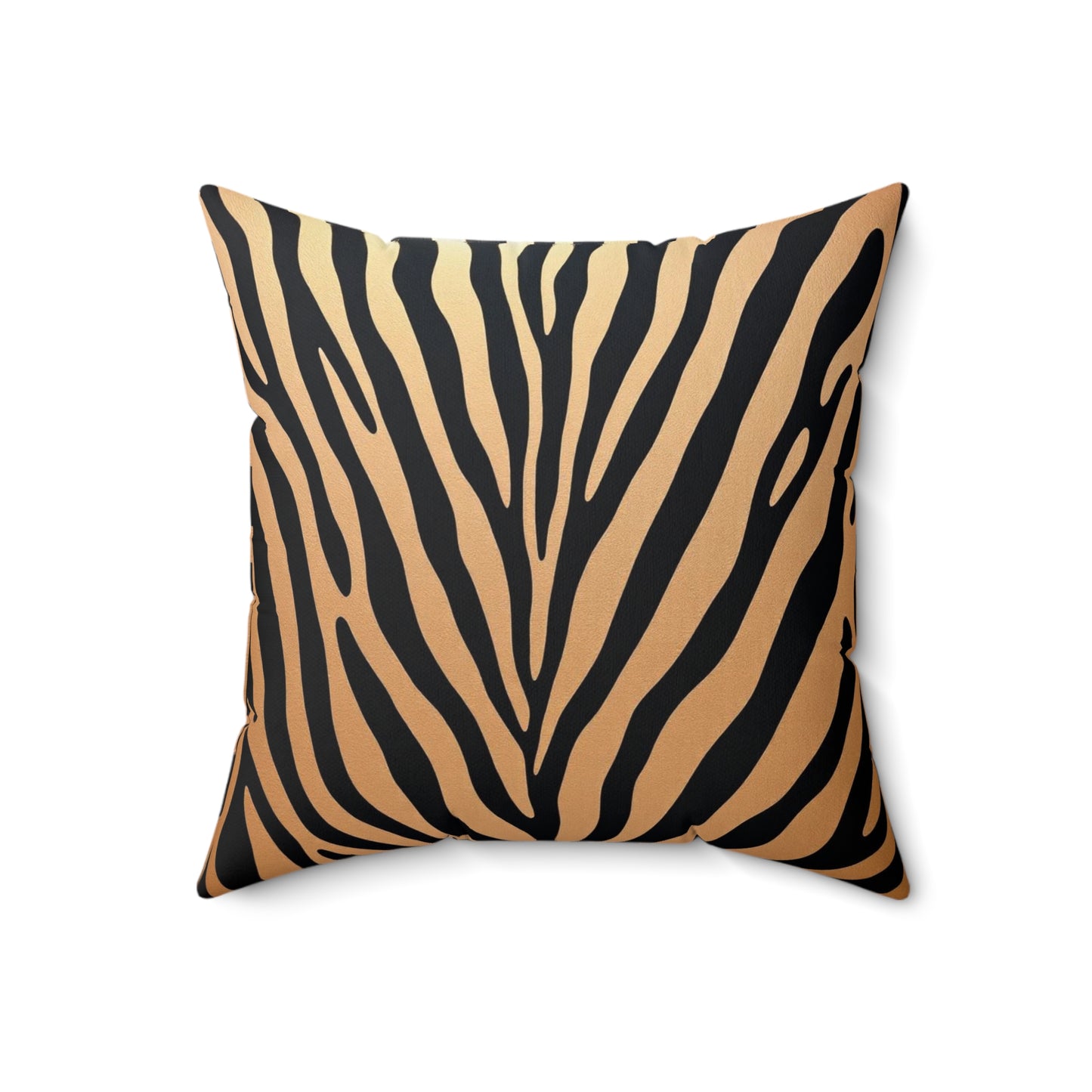 Chic Zebra Stripe Square Pillow - Stylish Home Décor