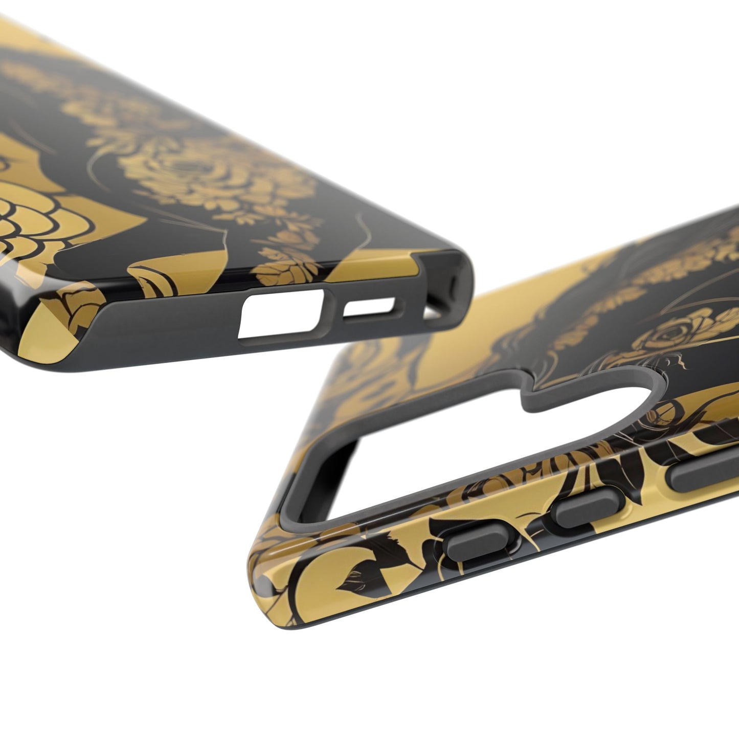 Phone Case - Elegant Horse & Roses Design