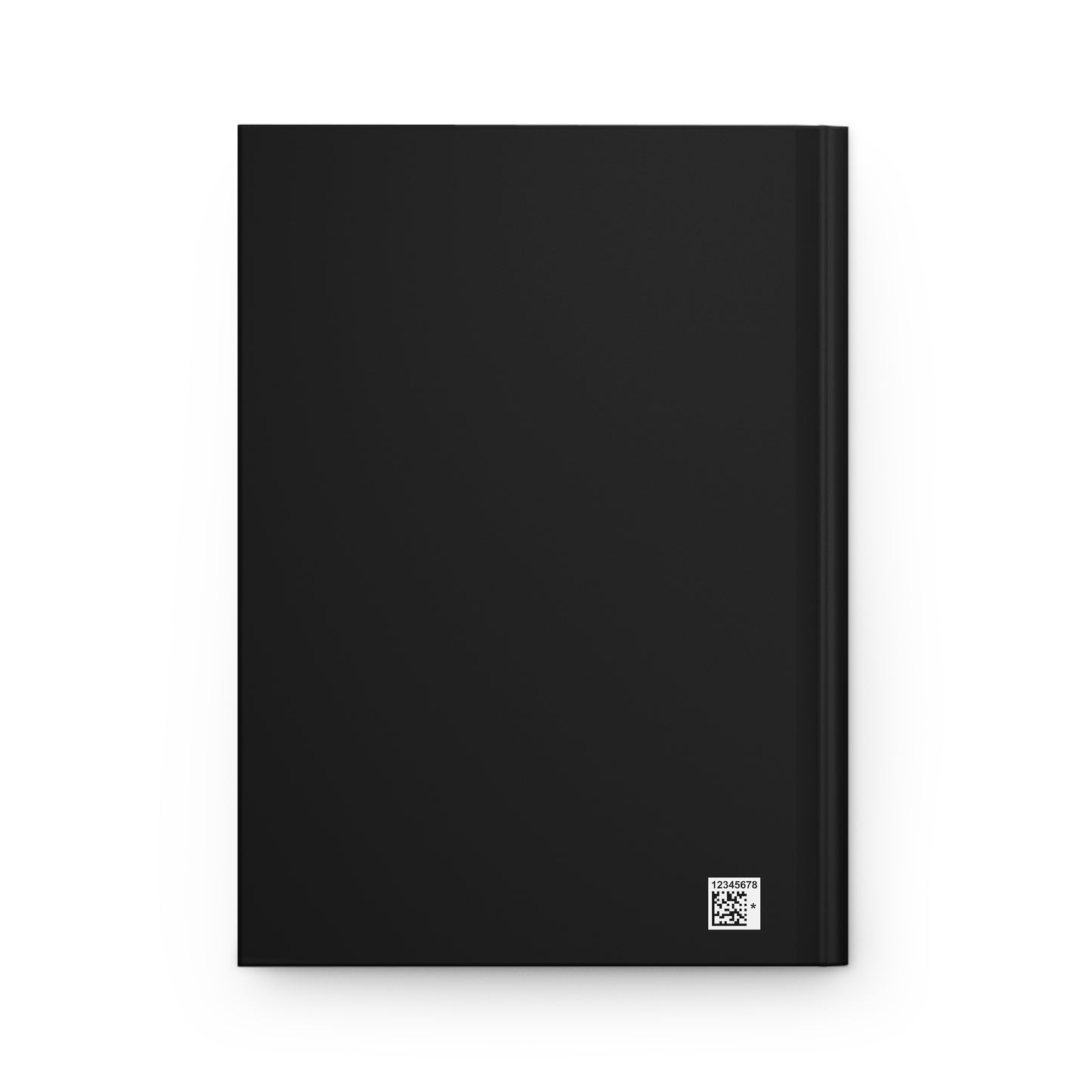 Matte Black Hardcover Journal - Black Minimalist Notebook for Note-taking, Journaling, Gift for Students, Writers, and Artists