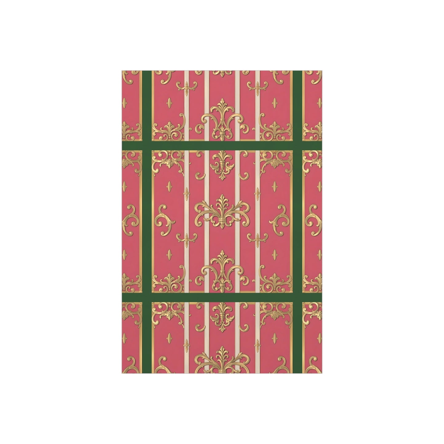 Elegant Green Border Pink & Gold Foam Board Decor - Party Backdrop, Art Display, Home Decor, Event Decoration, Wall Art