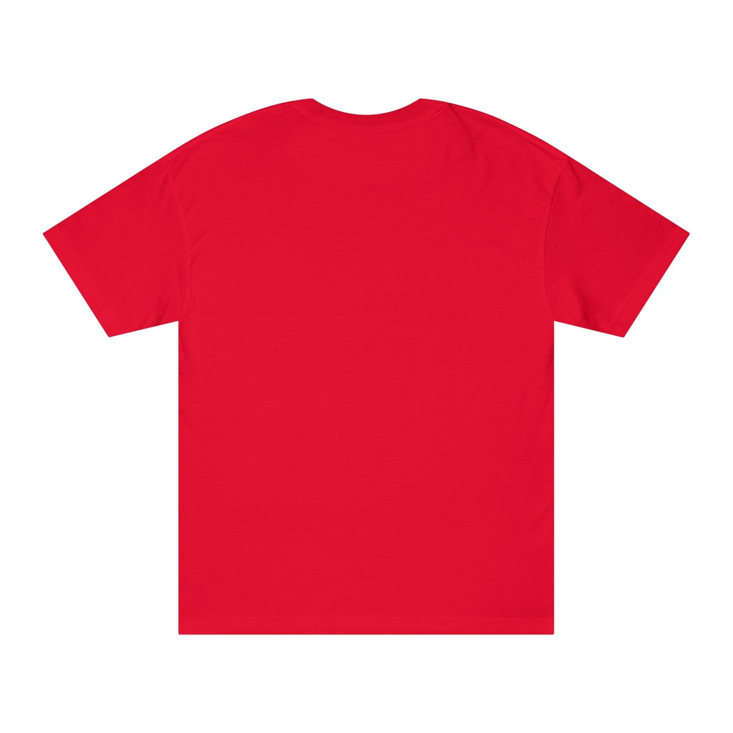Vintage Couture Shield Unisex Classic Tee, Fashion T-Shirt, Gift for Fashion Lovers, Casual Wear, Unique Graphic Shirt - Blue & Red Striped Silver Crest