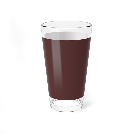 Brown Merlot Stylish Mixing Glass | 16oz Beverage Tumbler, Cocktail Glass, Barware Gift, Home Entertaining, Unique Drinkware