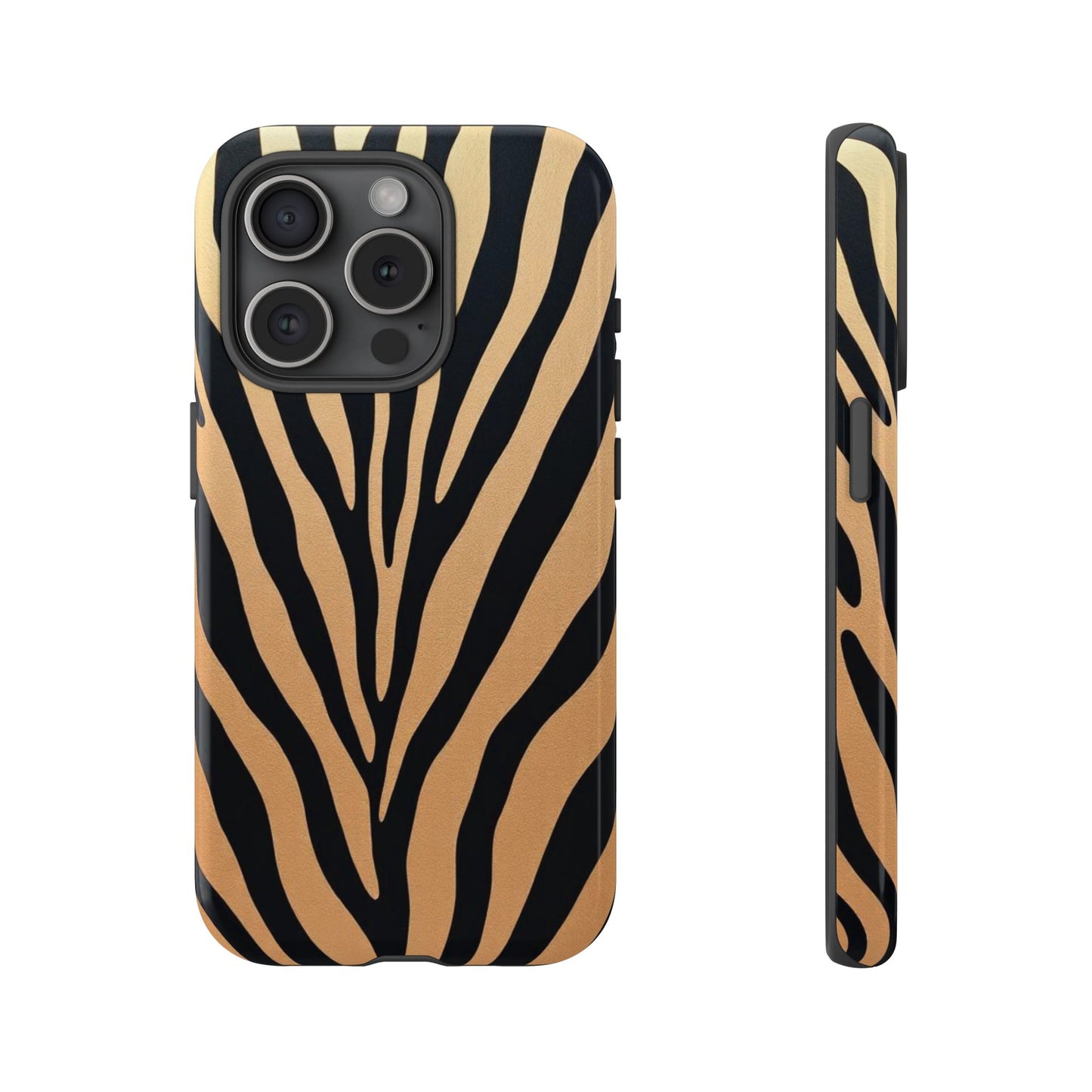 Zebra Print Tough Phone Case